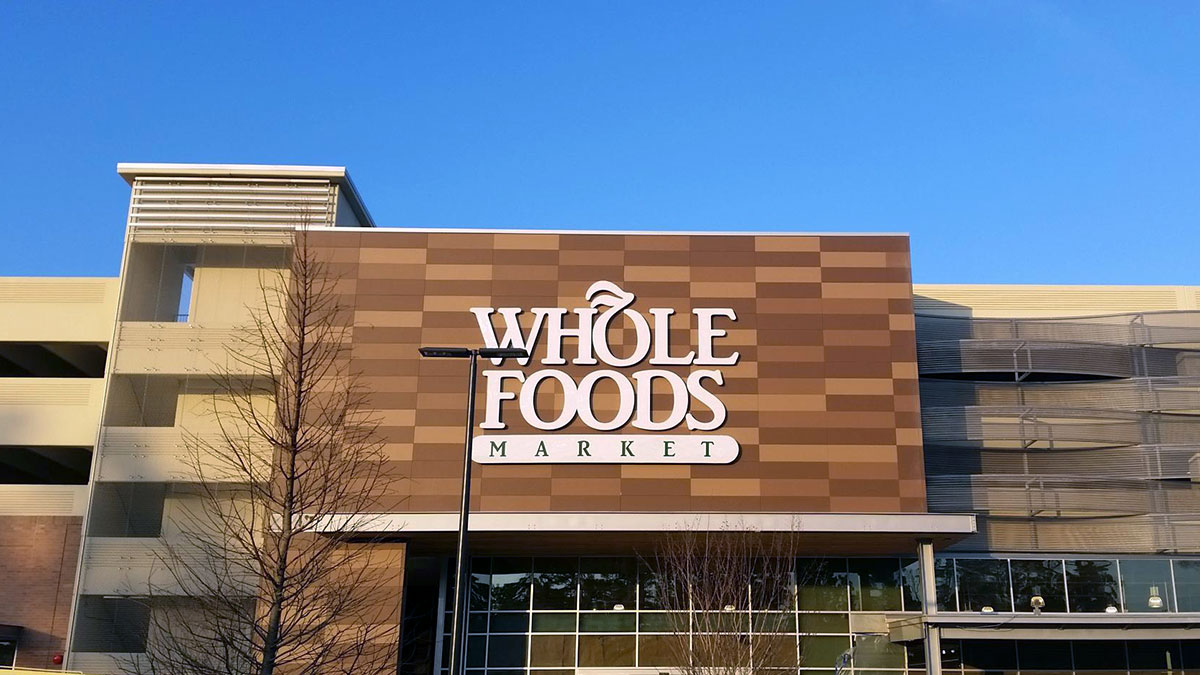 Whole Foods Sign Built And Installed By Texas Custom Signs